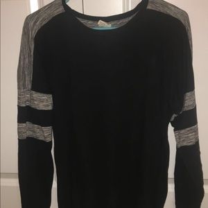 Black and Grey Long Sleeve PINK Shirt